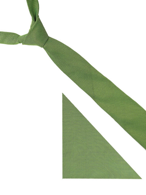 

Blacksmith Men Green Self-Design Accessory Gift Set