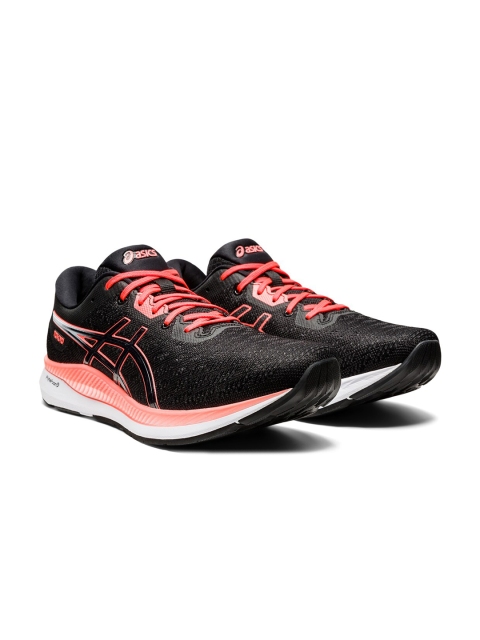 

ASICS Men Black & Coral Red EvoRide TOKYO Running Shoes