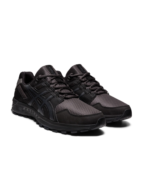 

ASICS Men Charcoal Grey & Black Colourblocked GEL-CITREK Sneakers