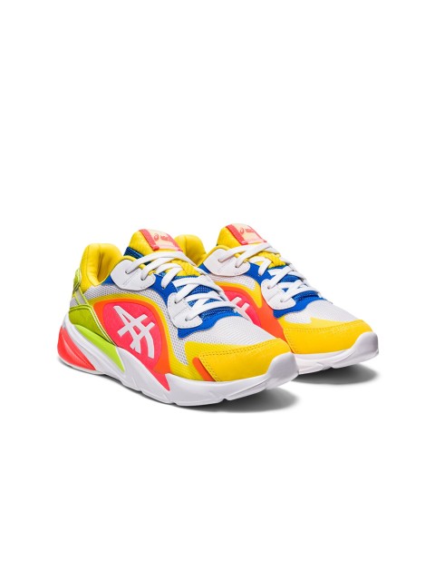 

ASICS Gel-Miqrum Women Yellow Blue Colourblocked Sneakers