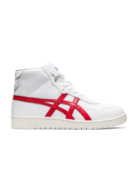 

ASICS Men White & Red Colourblocked JAPAN L High-Top Sneakers