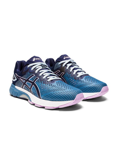 

ASICS Women Navy Blue & Sky Blue GT-4000 2 Running Shoes