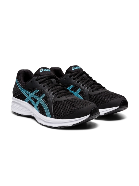 

ASICS Women Black & Turquoise Blue JOLT 2 Running Shoes