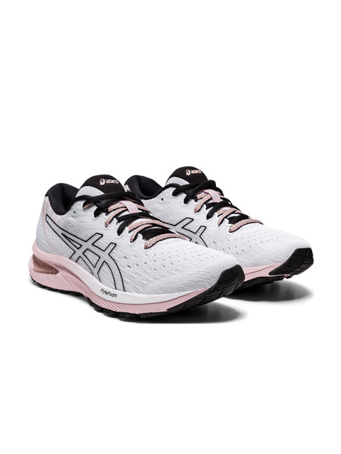 

ASICS Women White GEL-CUMULUS 22 Running Shoes