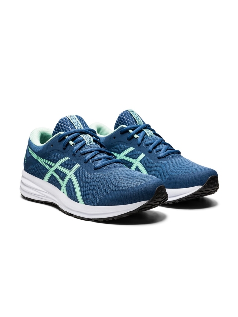 

ASICS Women Teal Synthetic PATRIOT 12 Running Shoes