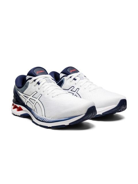 

ASICS Men White GEL-KAYANO 27 Running Shoes