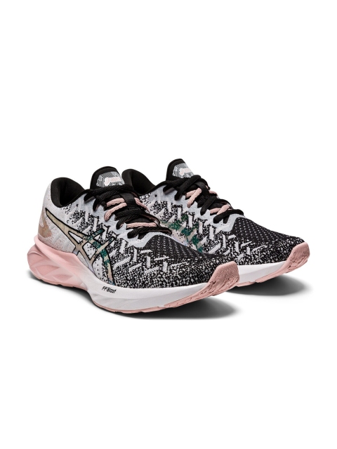 

ASICS Women White Synthetic DYNABLAST Running Shoes