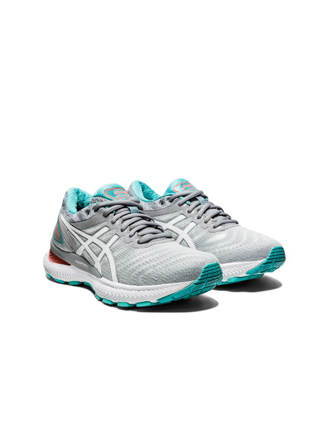 

ASICS Gel-Nimbus 22 Women Grey White Running Shoes