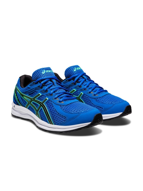 

ASICS Men Blue & Fluroscent Green GEL-BRAID Running Shoes