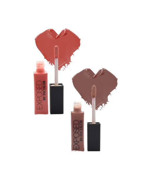 

INCOLOR Set Of 2 Exposed Lipglosses 6ml Each, Pink
