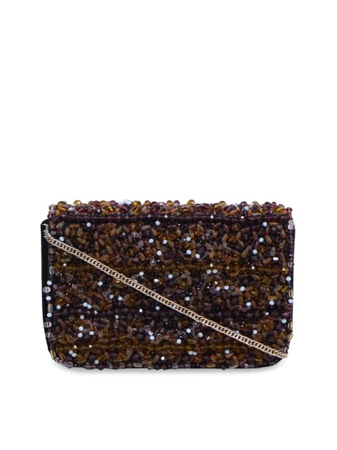 

Diwaah Multicoloured Embellished Box Clutch, Multi