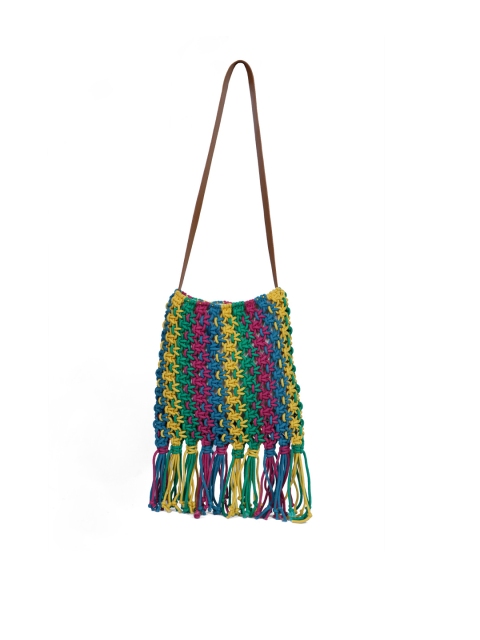

Diwaah Multicoloured Self Design Sling Bag, Multi