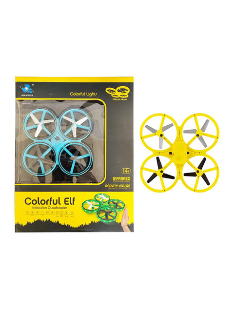 

Wembley Toys Kids Multicolour Battery Operated Gravity Sensor Gesture Control Rc Quadcopter Aircraft, Multi