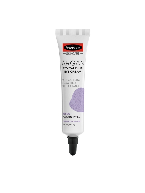 

Swisse Argan Revitalising Eye Cream 15 ml, White