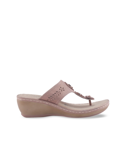 

Khadims Women Beige & Pink Solid Heels