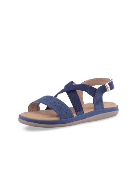 

Khadims Women Blue Open Toe Flats