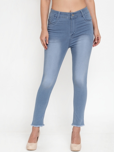 

Baani Creations Women Blue Regular Fit High-Rise Clean Look Jeans