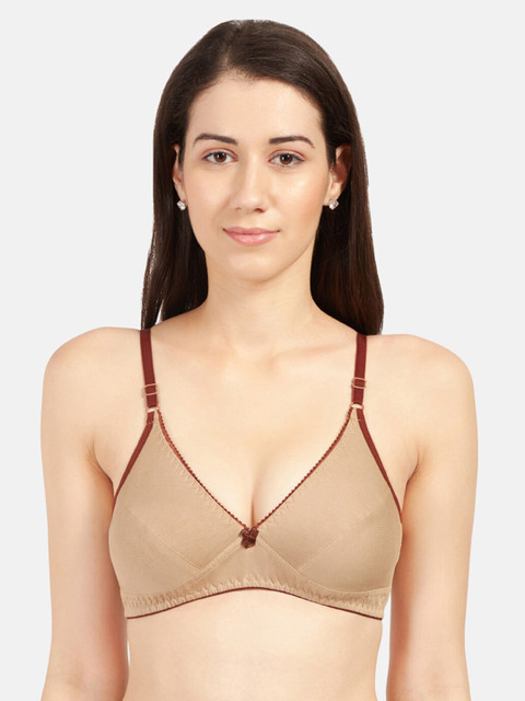 

Sonari Beige Solid Non-Wired Non Padded Everyday Bra nishaskin30B
