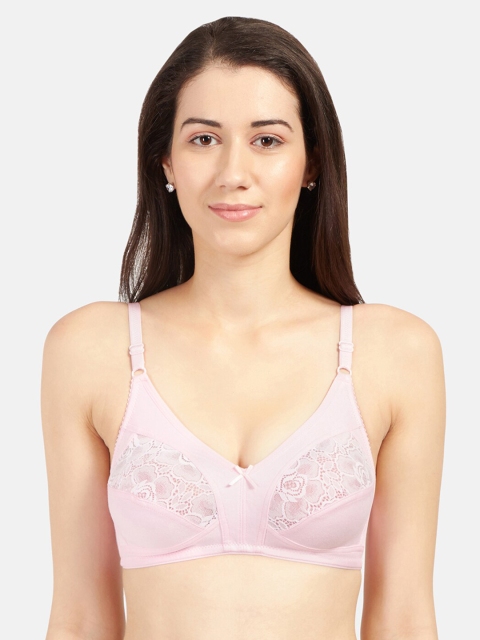 

Sonari Pink Lace Non-Wired Non Padded Everyday Bra lacypink30C
