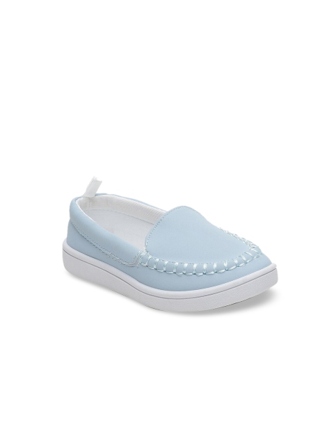 

MINI KLUB Boys Blue Solid Slip-On Sneakers