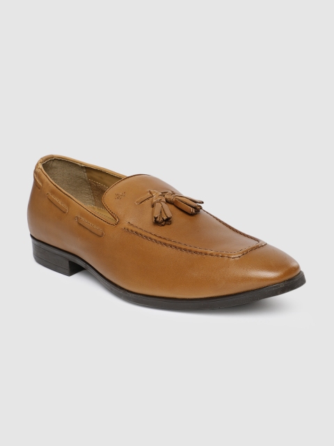 

Arrow Men Tan Brown Leather Boat Shoes