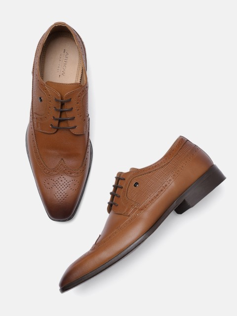 

Arrow Men Brown Tillery Leather Formal Brogues