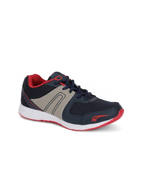 

Khadims Boys Navy Blue & Grey Colourblocked Sneakers