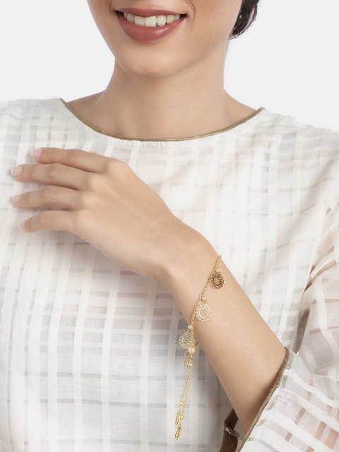 

justpeachy Gold-Plated Charm Bracelet