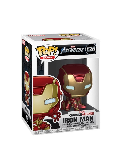 

Funko Unisex Red & Gold-Toned Marvel Iron Man Bobblehead Collectible Toy