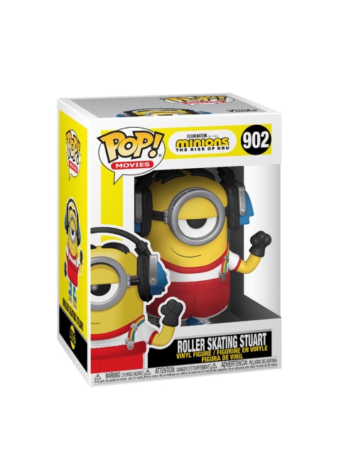 

Funko Yellow Pop Minions The Rise of Gru Roller Skating Stuart Figurine