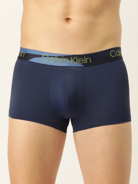 

Calvin Klein Underwear Men Navy Blue Solid Trunk NB24947Z6