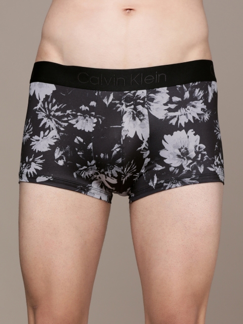 

Calvin Klein Underwear Men Black & Grey Floral Printed Low-Rise Trunk NB239390Y-90Y