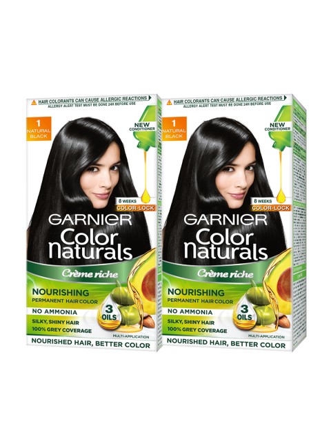 

Garnier Set of 2 Naturals Creme Hair Color - Natural Black 1