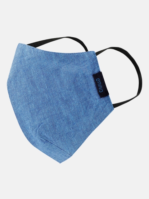 

CAVALLO by Linen Club Unisex Blue 3-Ply Reusable Outdoor Mask