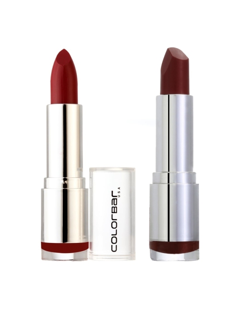 

Colorbar Set of 2 Velvet Matte Lipsticks, Maroon