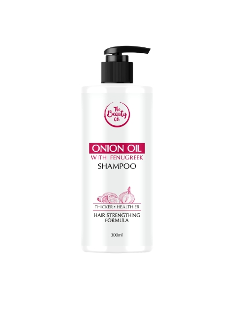 

The Beauty Co. Women Onion Oil With Fenugreek Shampoo 300 ml, White