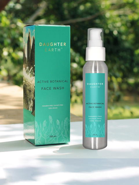 

Daughter Earth Unisex Active Botanical Face Wash 100 ml, Transparent