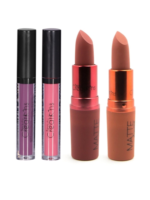 

Beauty Creations Set Of 4 Lipsticks, Maroon