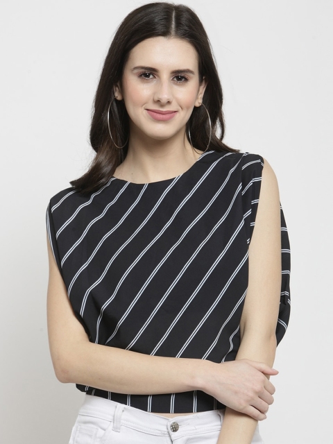 

Global Republic Women Black Striped Top