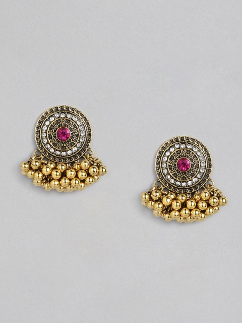 

justpeachy Gold-Toned Contemporary Studs