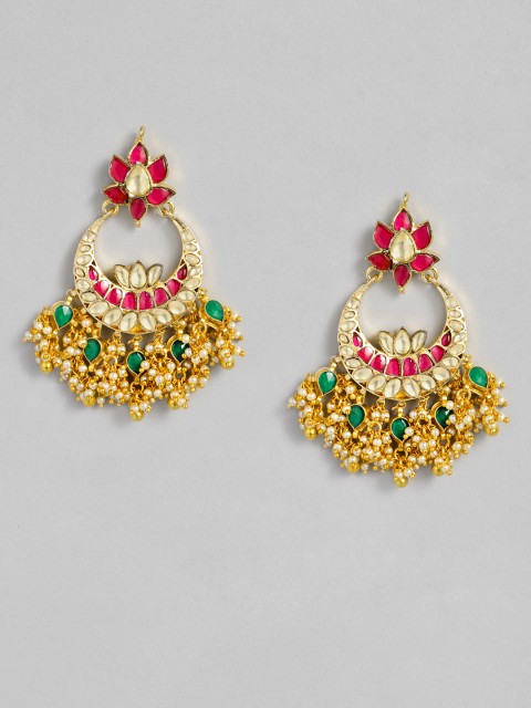 

justpeachy Gold-Plated Crescent Shaped Chandbalis
