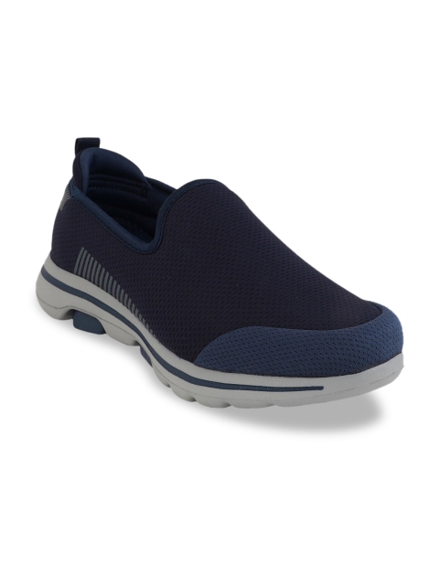 

pelle albero Women Navy Blue Woven Design Slip-On Sneakers