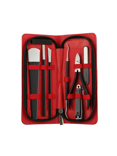 

Beaute Secrets 7 Pieces Professional Pedicure Set, Red