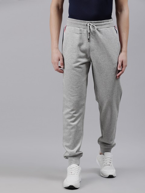 

Tommy Hilfiger Men Grey Solid Regular Fit Joggers