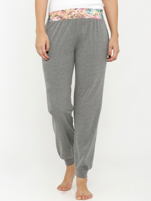 

Heart 2 Heart Women Grey Melange Solid Joggers
