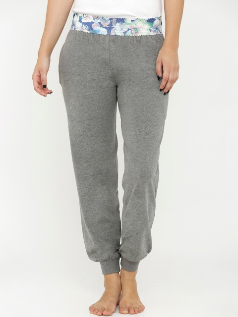 

Heart 2 Heart Women Grey Solid Joggers