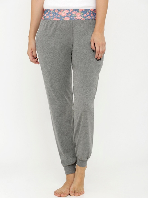 

Heart 2 Heart Women Grey Solid Joggers