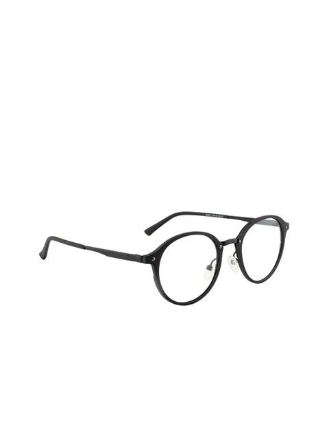 

Ted Smith Unisex Black Solid Full Rim Round Frames TS-NC6011_C1