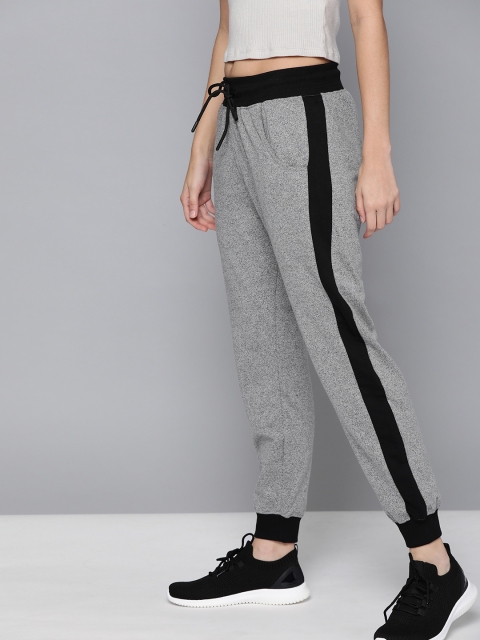 

Harvard Women Grey Melange Solid Joggers