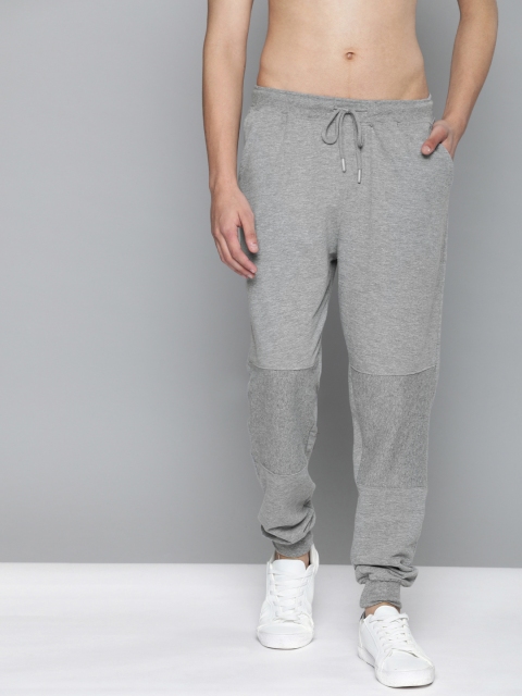 

Harvard Men Grey Melange Solid Straight Fit Joggers